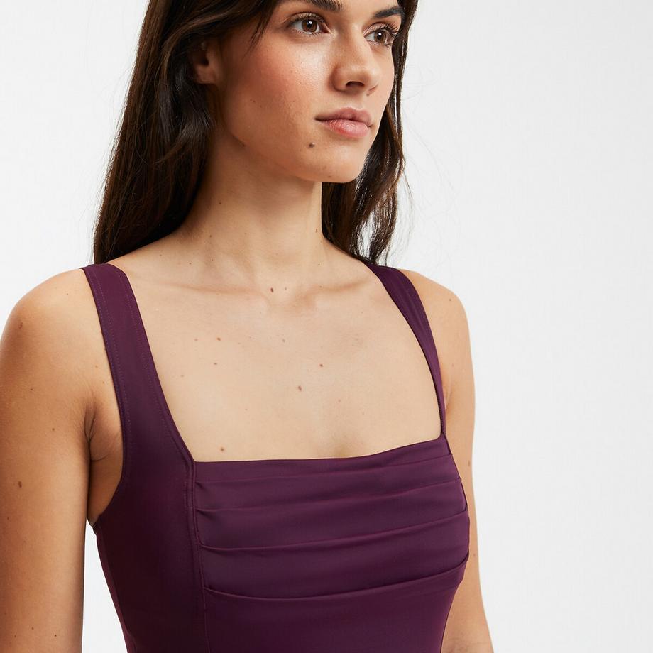 La Redoute Collections Badeanzug mit Bauch-weg-Effekt  