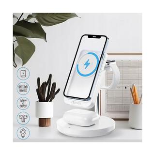 Forever  Stazione di ricarica wireless a induzione compatibile con MagSafe 15W 4-in-1 