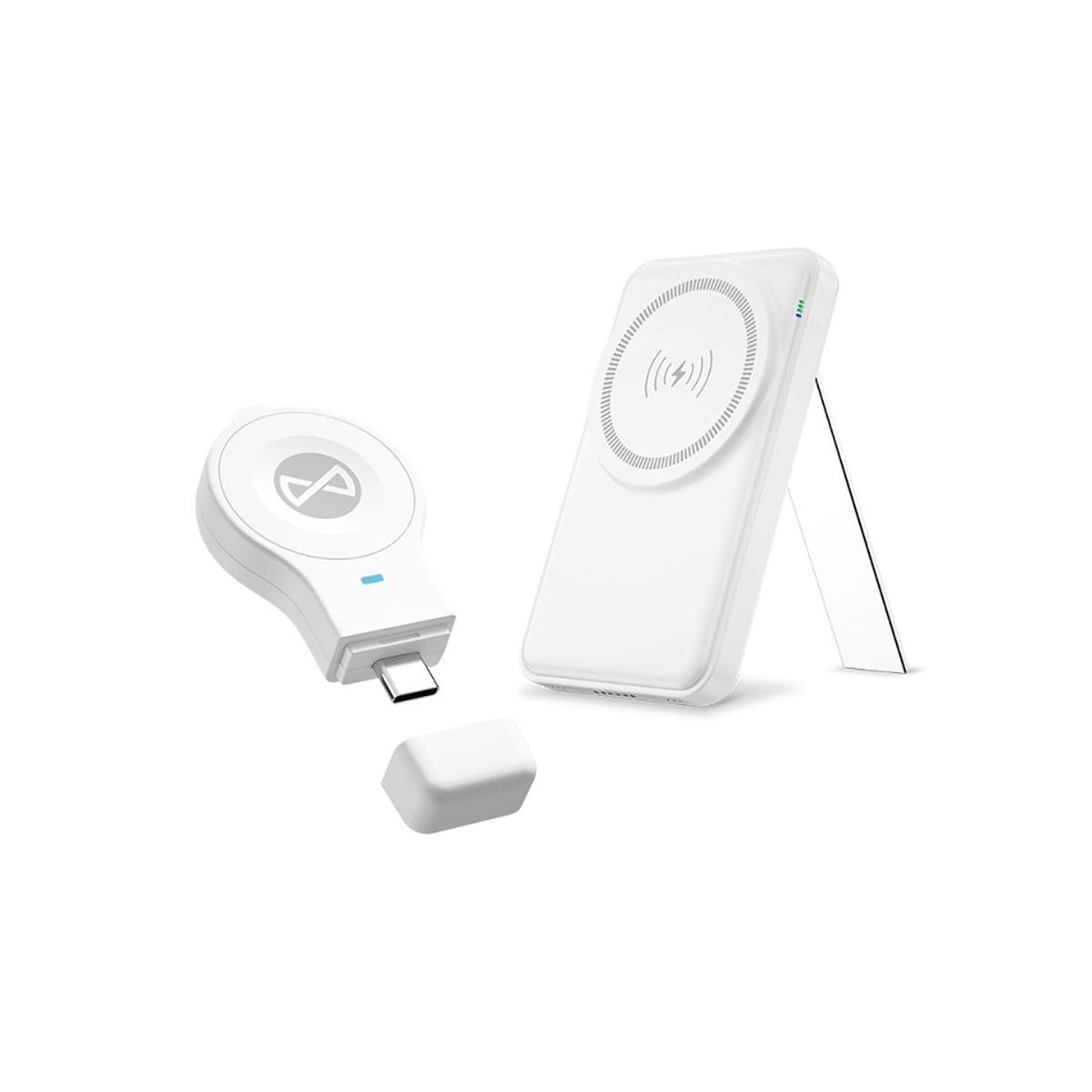 Forever  Stazione di ricarica wireless a induzione compatibile con MagSafe 15W 4-in-1 