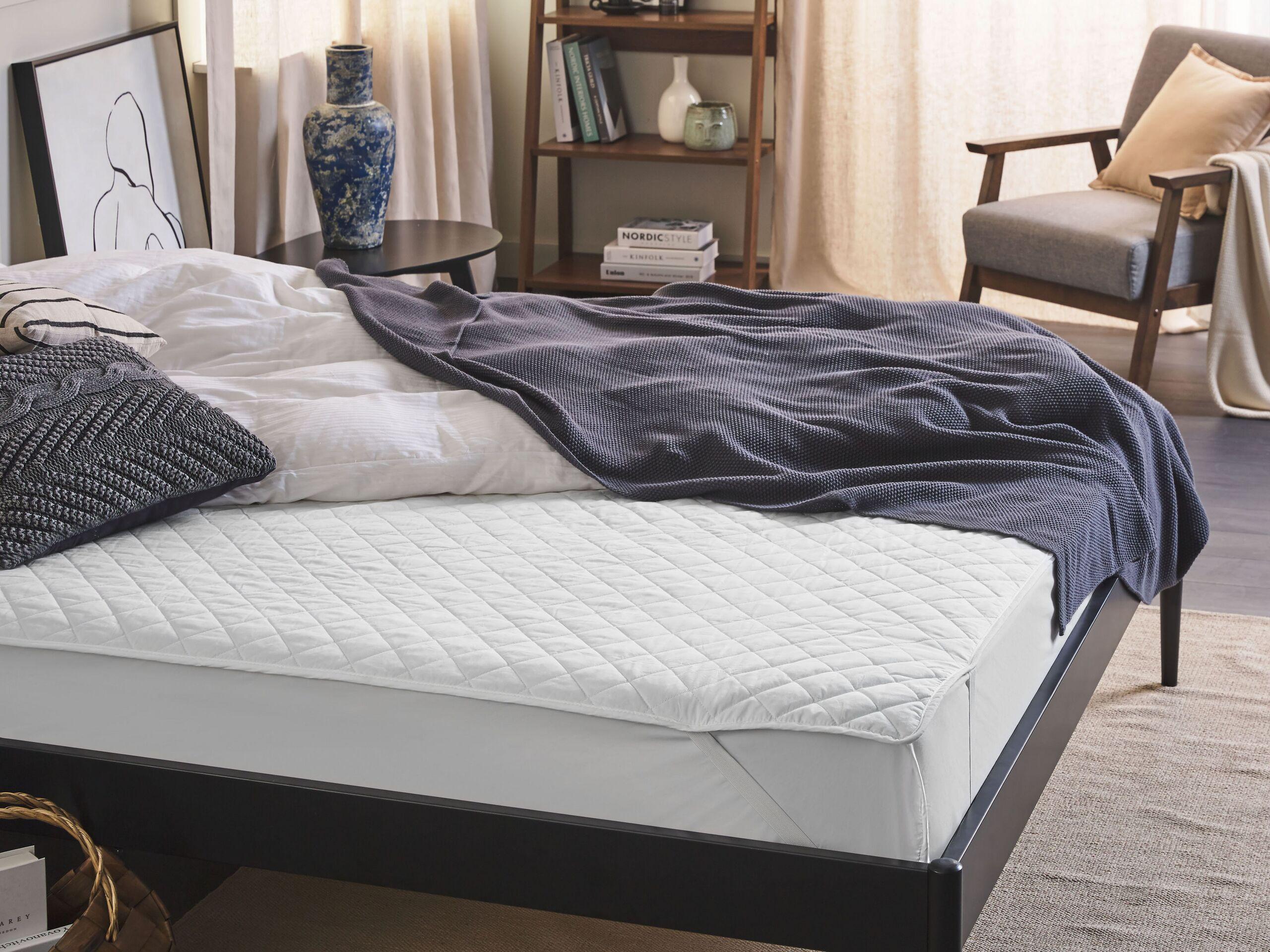 Beliani Protezioni per materassi en Cotone Japara ALMANZOR  