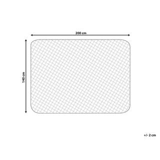 Beliani Protezioni per materassi en Cotone Japara ALMANZOR  