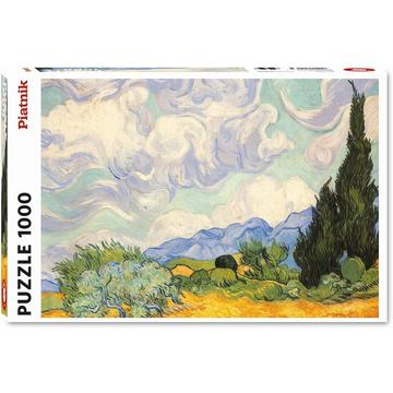 Piatnik Korenveld met Cipressen Vincent van Gogh (1000)