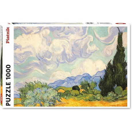 Piatnik  Piatnik Korenveld met Cipressen Vincent van Gogh (1000) 