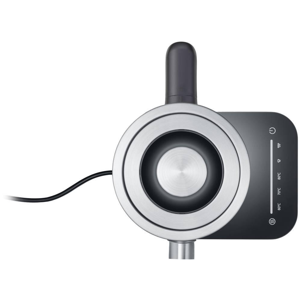 Graef Graef WK350 bollitore elettrico 1 L 2000 W Nero, Acciaio inox, Trasparente  