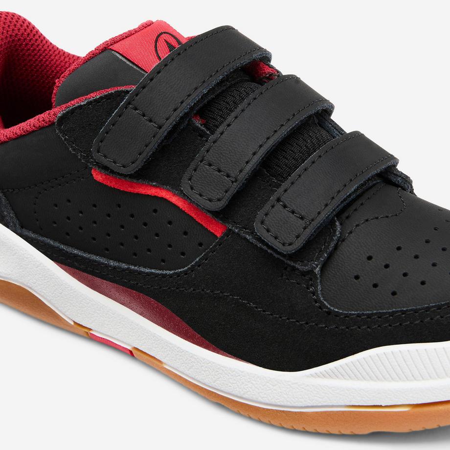 DECATHLON Kinder Klettverschluss Leder Turnschuhe  