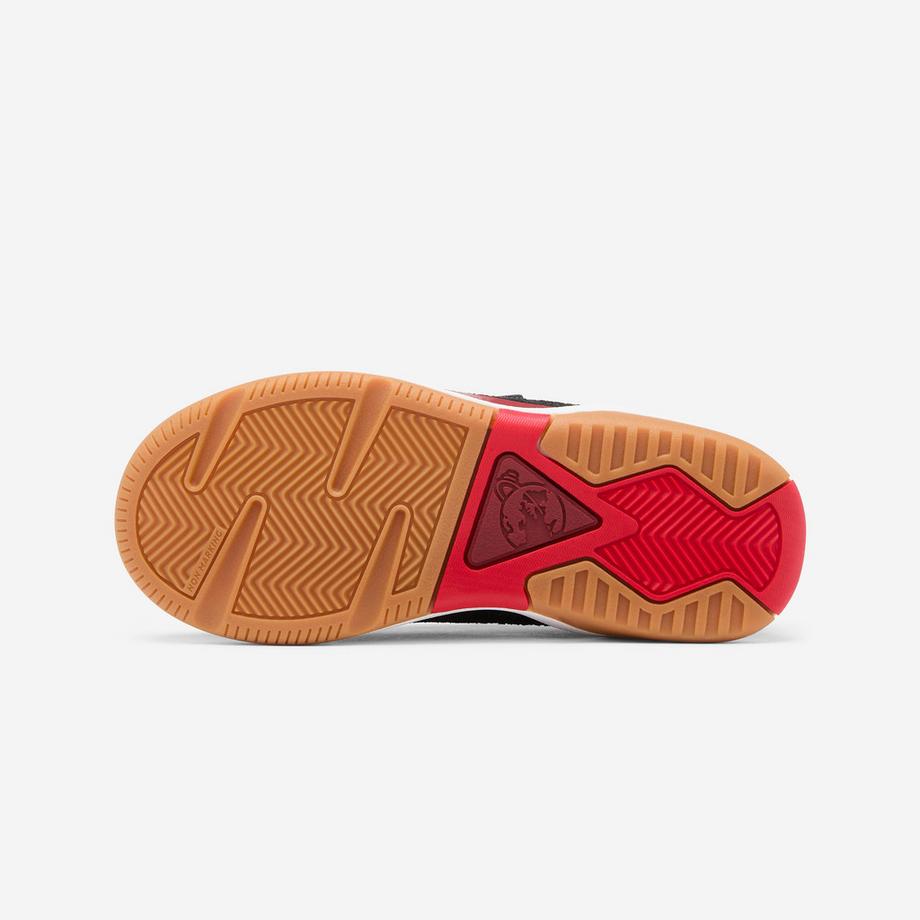 DECATHLON Kinder Klettverschluss Leder Turnschuhe  