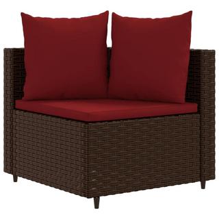 VidaXL Gartensofagarnitur poly-rattan  