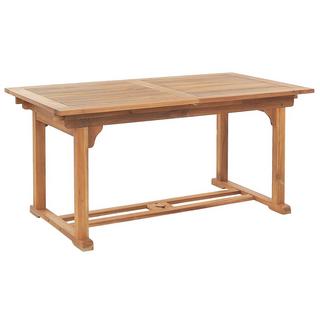 Beliani Gartentisch Set aus Akazienholz Klassisch JAVA  