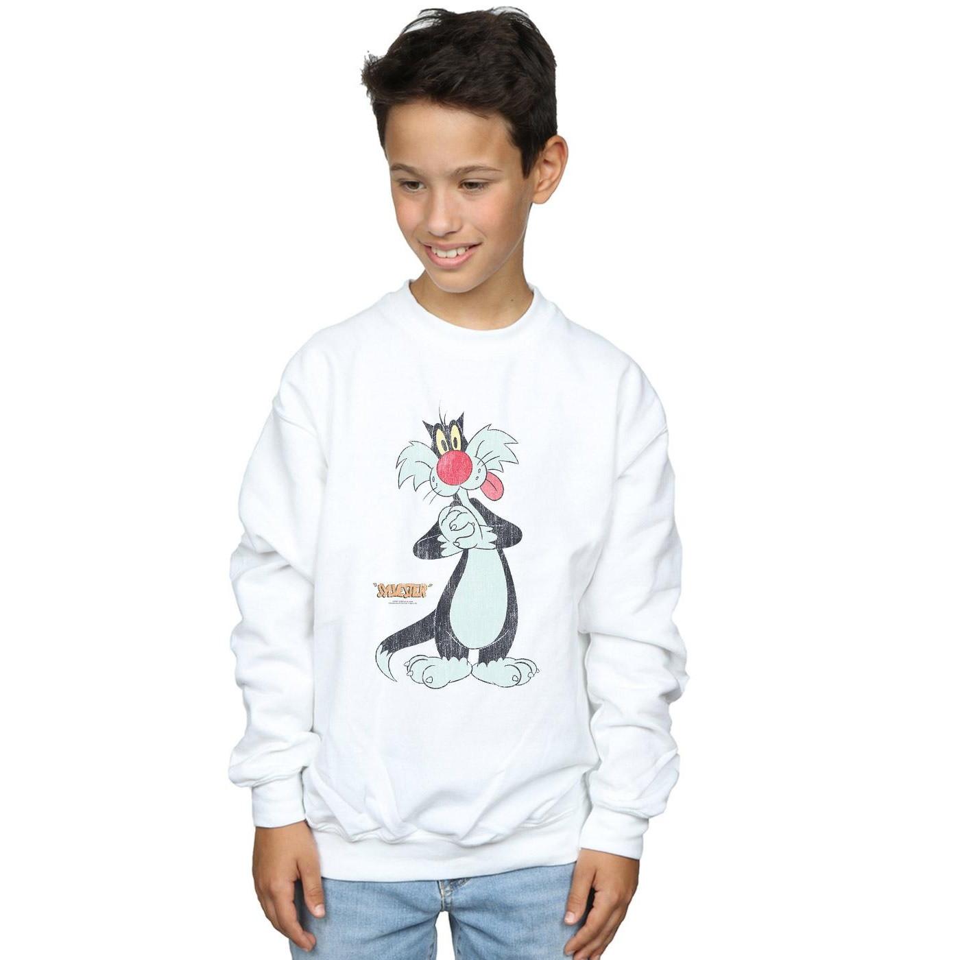 LOONEY TUNES  Sweat SYLVESTER DISTRESSED 