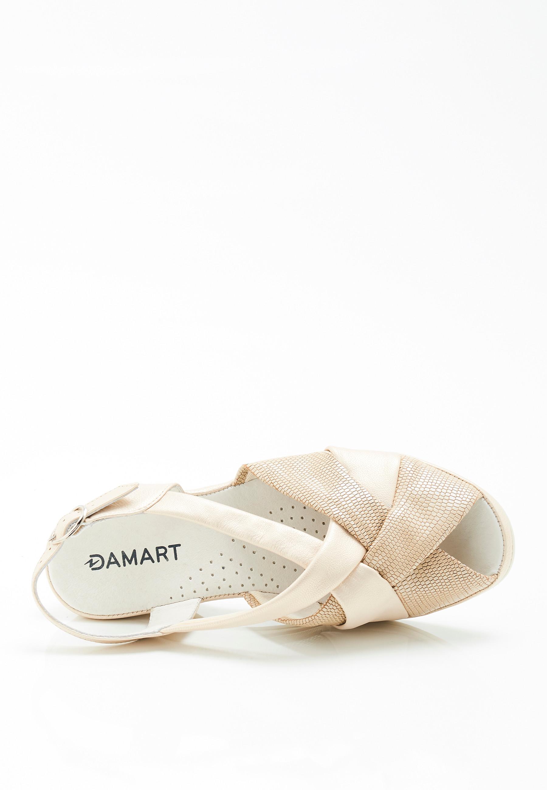 Damart  Ledersandalen, Standardmodell. 