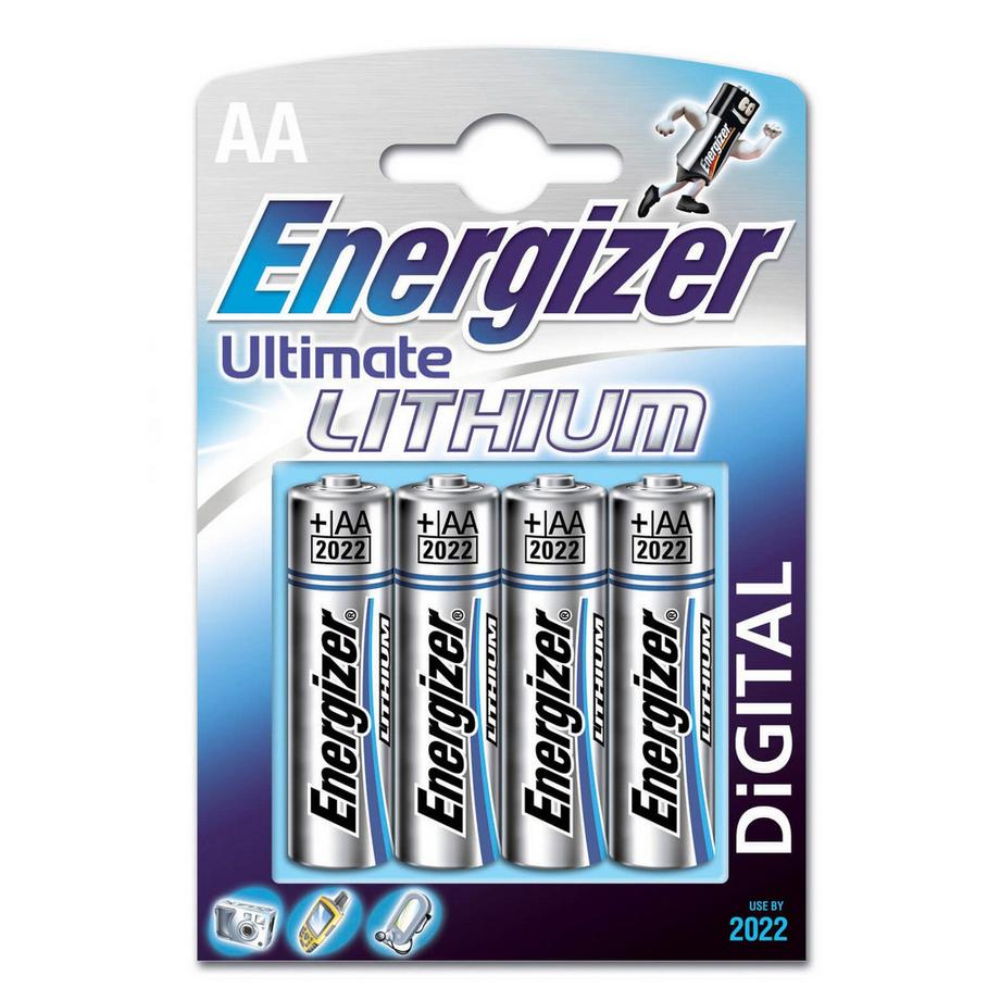 Energizer  ENERGIZER Batterie AA/LR6 Ultimate Lithium 4er-Pack 