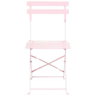 Beliani Ensemble de salle à manger de jardin pour 4 personnes en Acier Moderne FIORI  