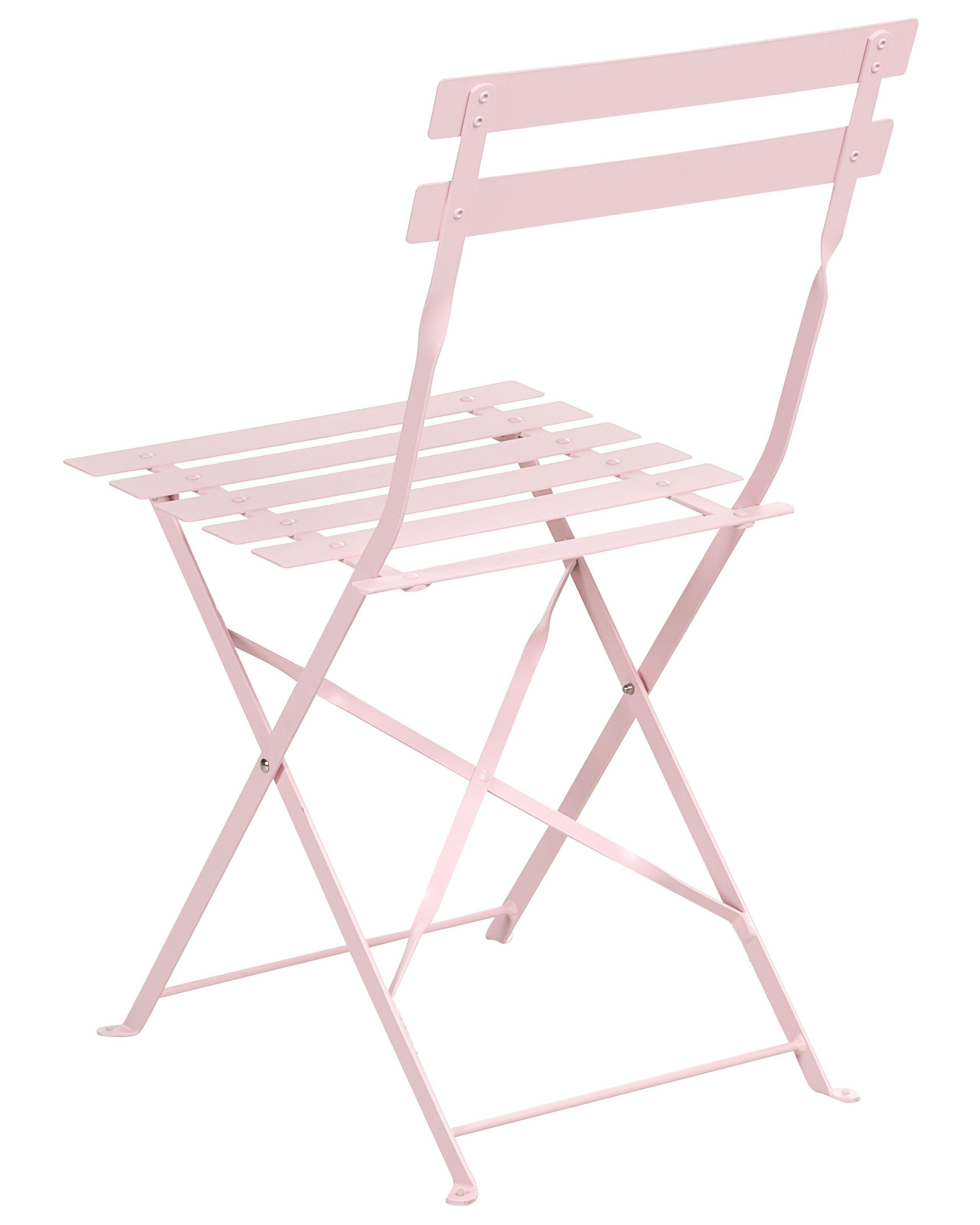 Beliani Ensemble de salle à manger de jardin pour 4 personnes en Acier Moderne FIORI  