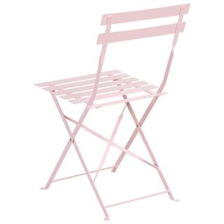 Beliani Ensemble de salle à manger de jardin pour 4 personnes en Acier Moderne FIORI  