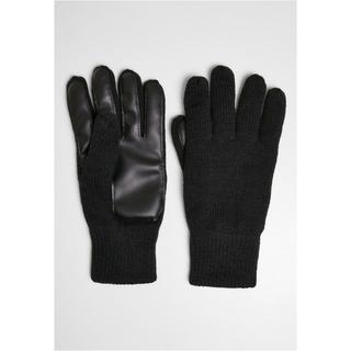 URBAN CLASSICS  gants en tricot et cuir synthétique 
