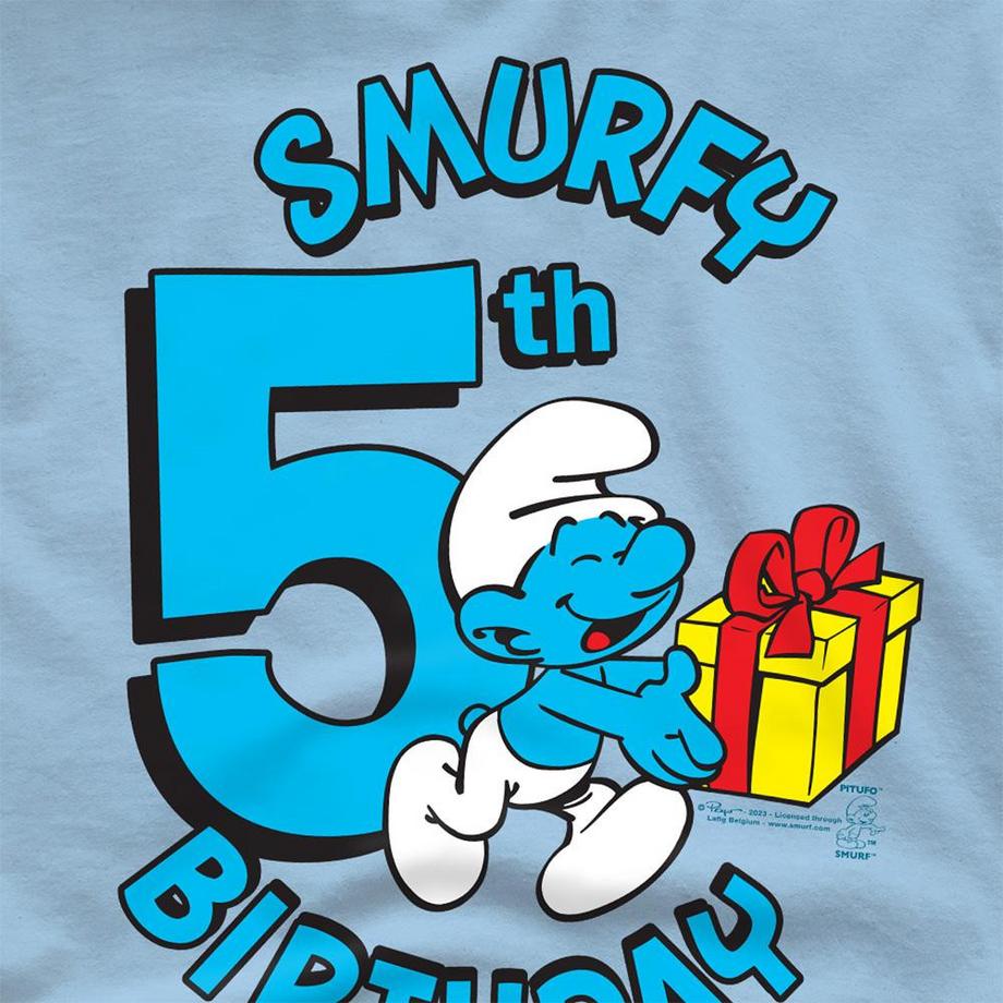 Les Stroumpfs  T-Shirt5ème Anniversaire Smurfy 