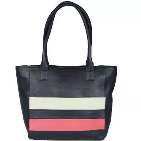 Eastern Counties Leather  Whitney Tote avec panneau de couleur Marine