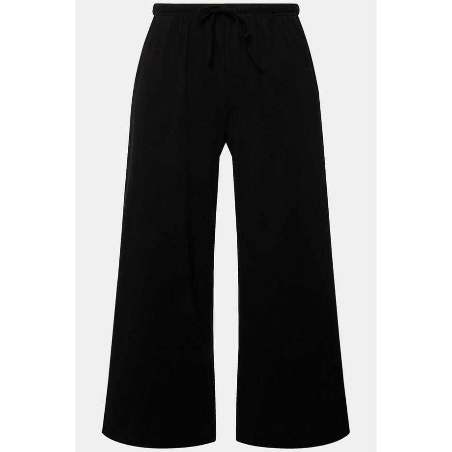Ulla Popken Marlene Jersey Weites Bein Hose  