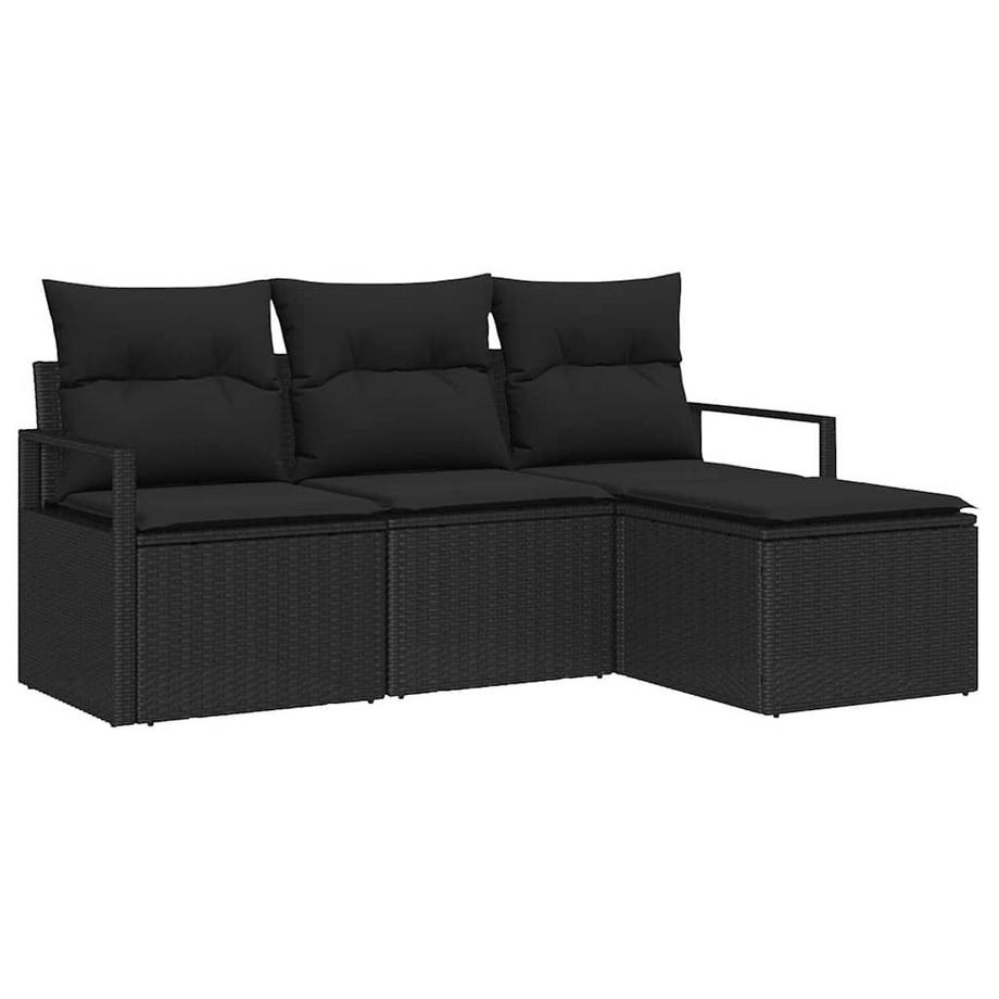 Canapé de jardin poly rattan