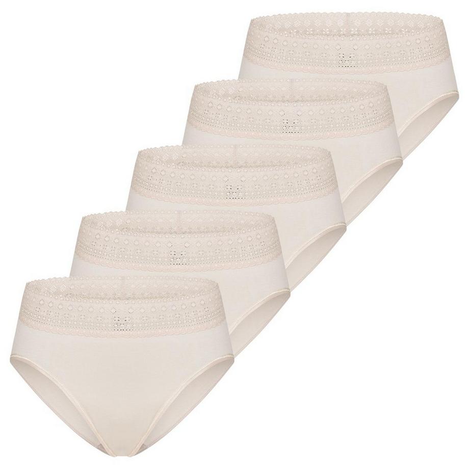 Modal Lace lot de 5  - culottes taille haute