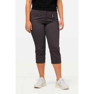 Ulla Popken  Hose Mony, wadenlang, Zipptaschen, Stretch 