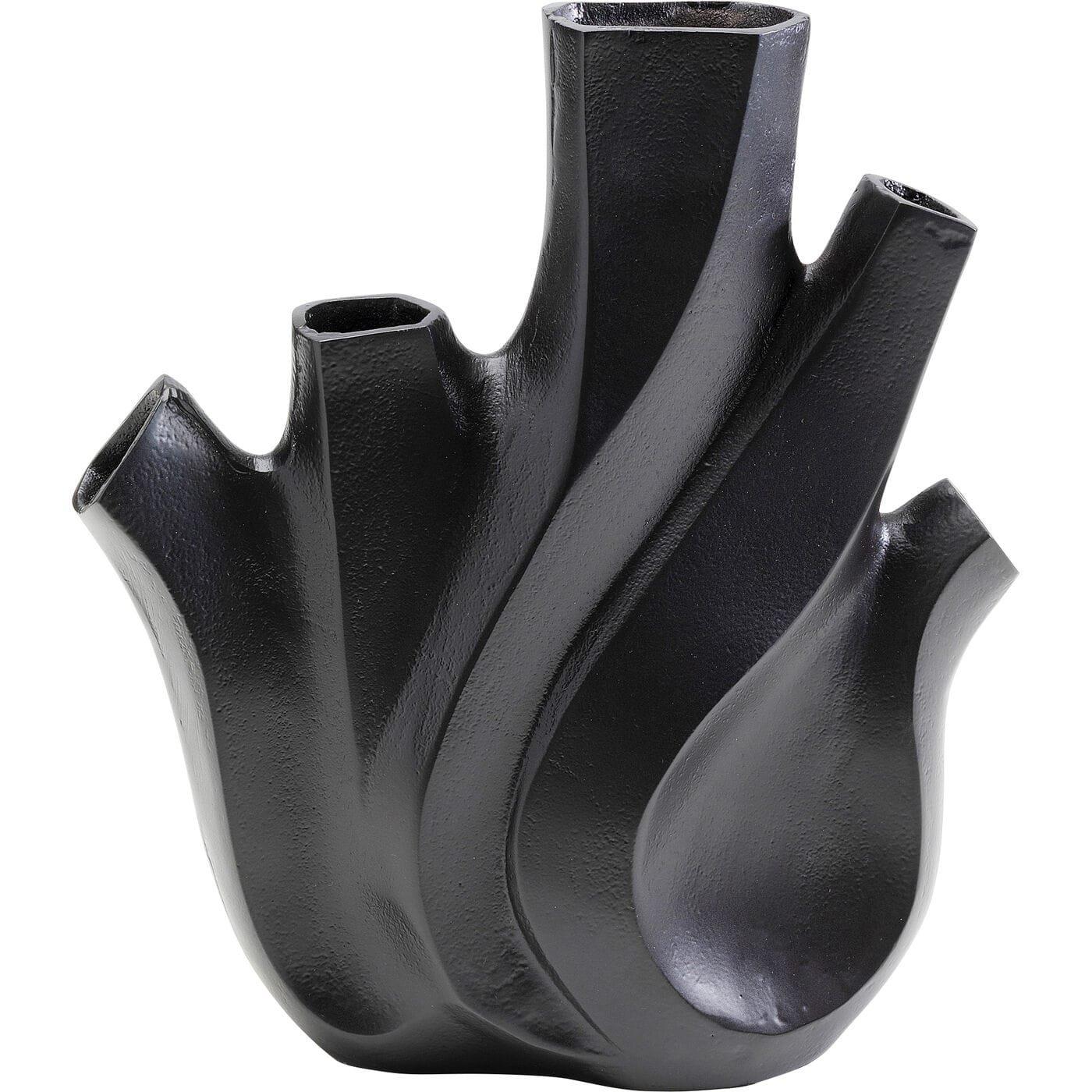 KARE Design Vase Flamme noir 29  