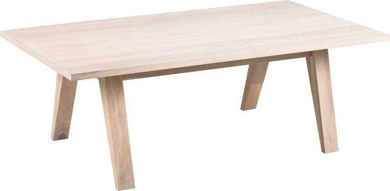 mutoni Table basse Upsala blanche pigmentée  