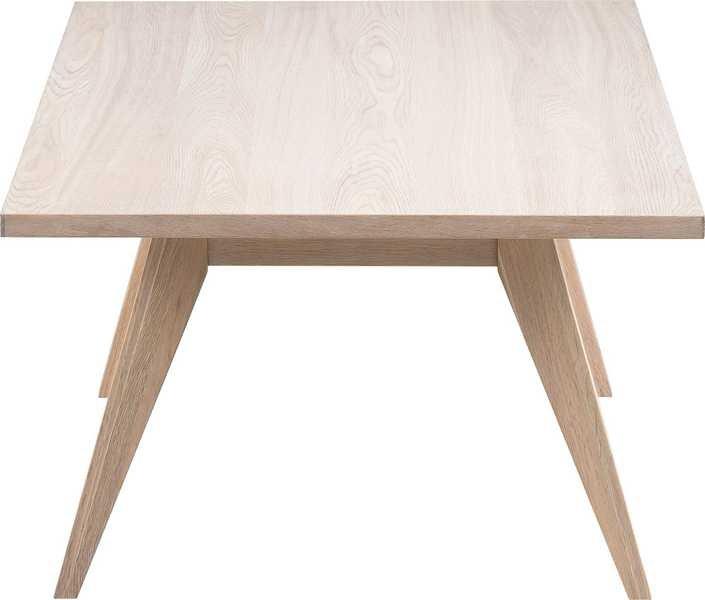 mutoni Table basse Upsala blanche pigmentée  