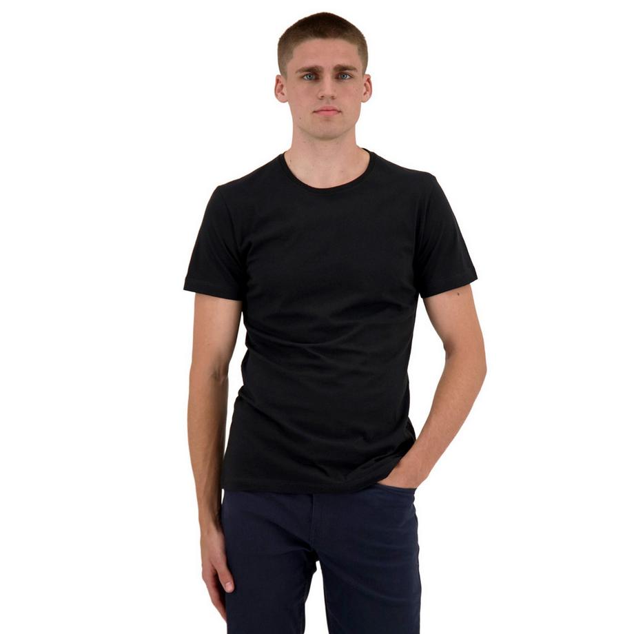 Ragman T-Shirt  2er Pack Bequem sitzend-Body Fit Rundhals T-Shirt 2P  