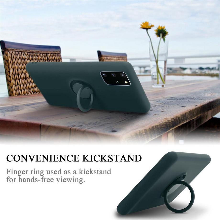 Cadorabo  Hülle für Samsung Galaxy S20 PLUS TPU Silikon mit Ring Liquid 