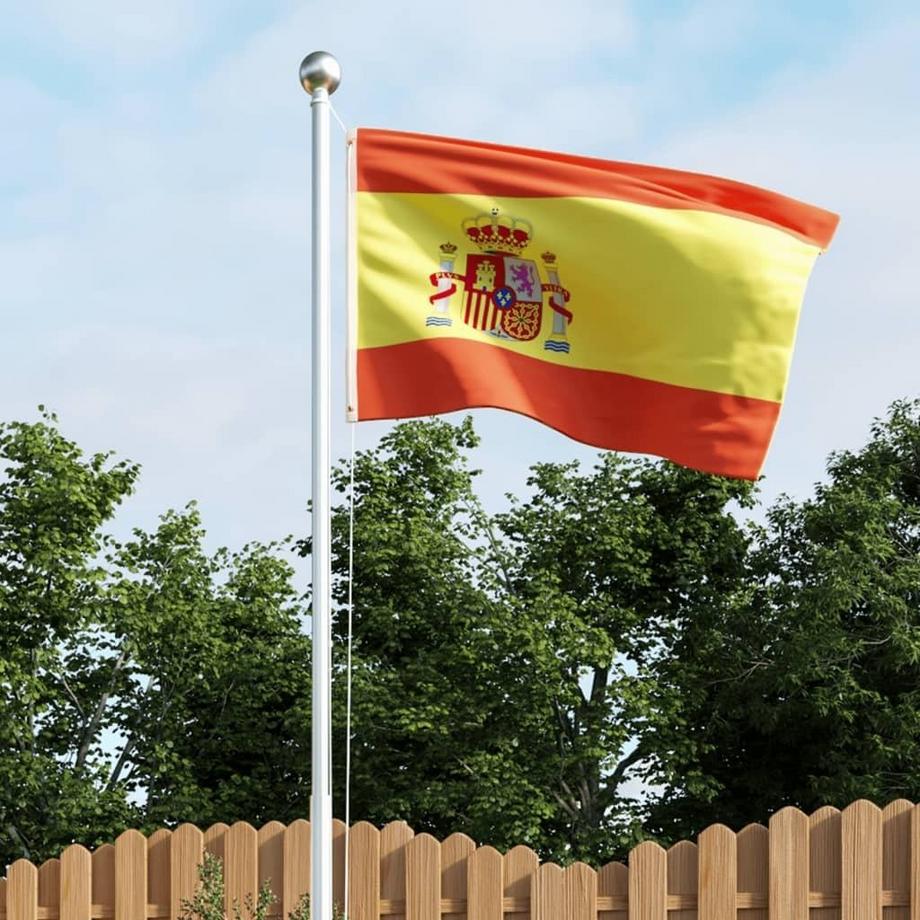 VidaXL Drapeau espagne  