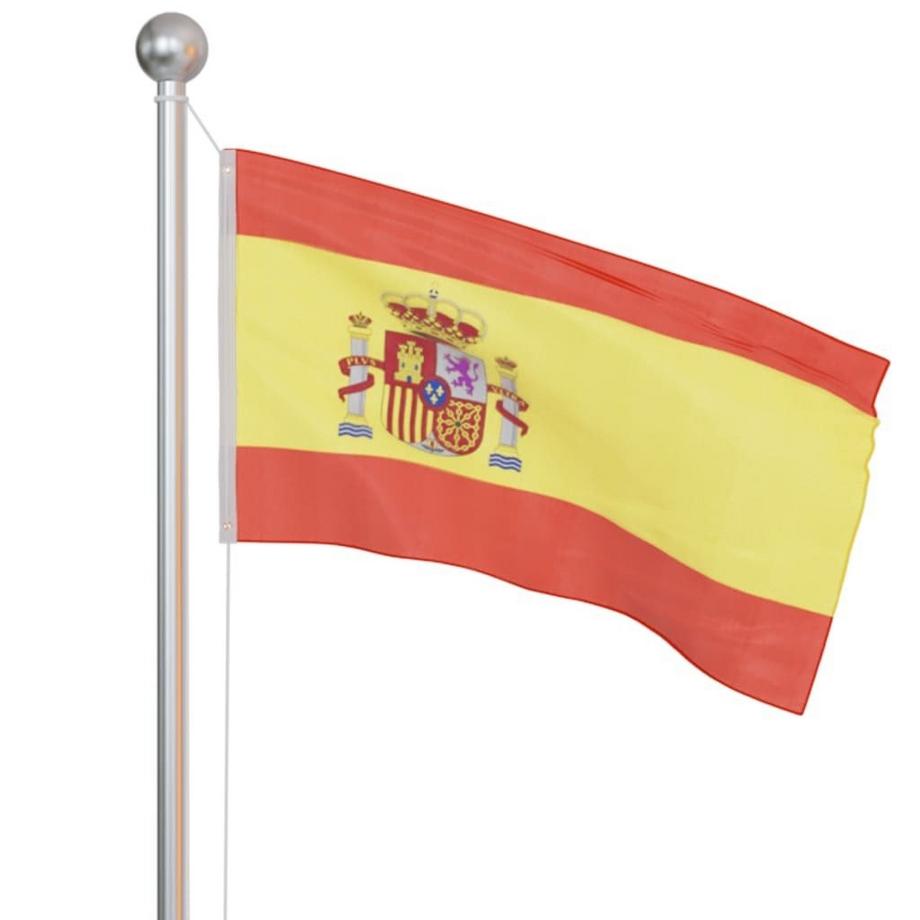 VidaXL Drapeau espagne  