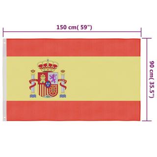 VidaXL Spanische flagge  