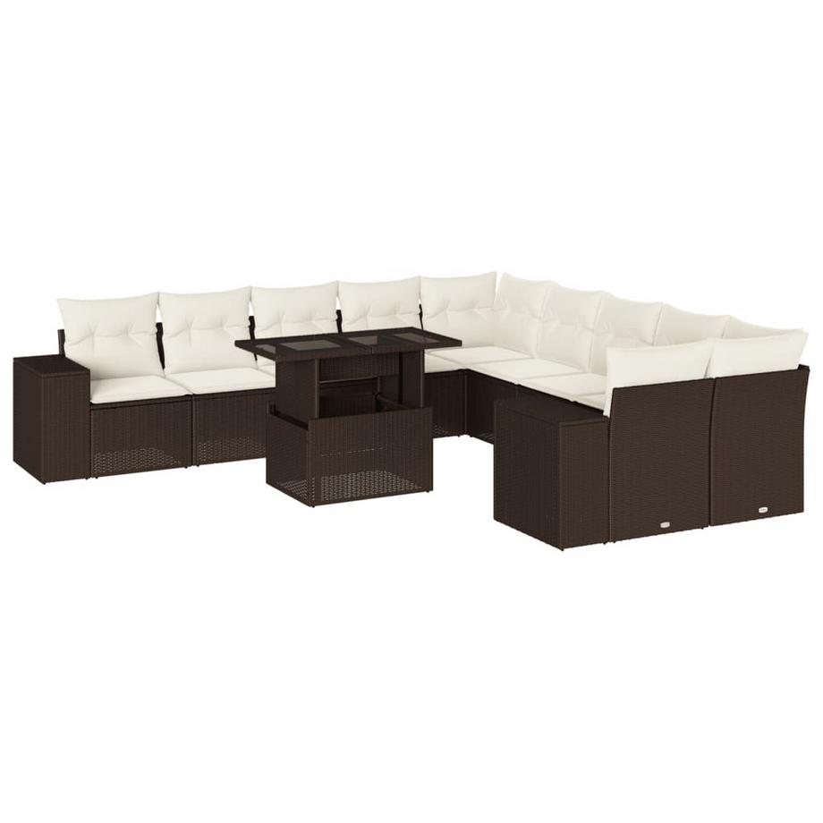 set divano da giardino Polirattan