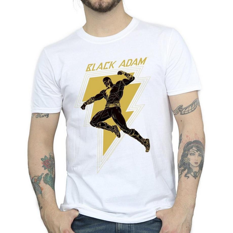DC COMICS Black Adam Lightning Bolt T-Shirt  