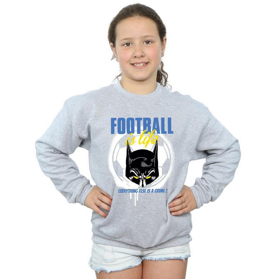 DC COMICS  Football Is Life Sweatshirt 