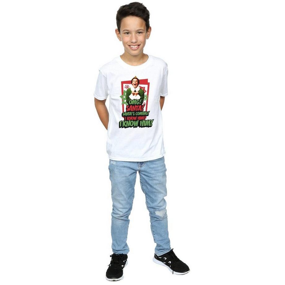 Elf  OMG Santa TShirt 