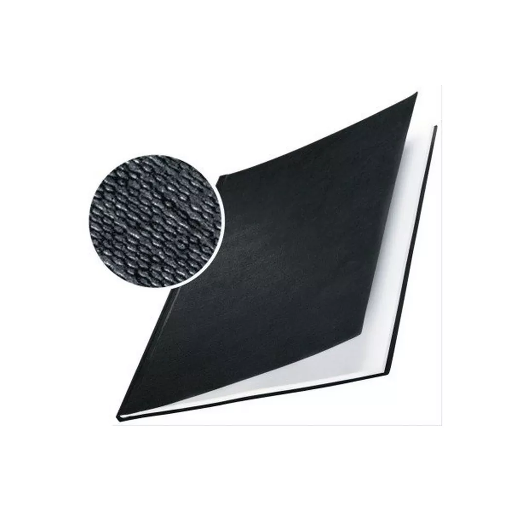 Leitz -  Buchbindemappe 14mm A4 10 Stück, Schwarz