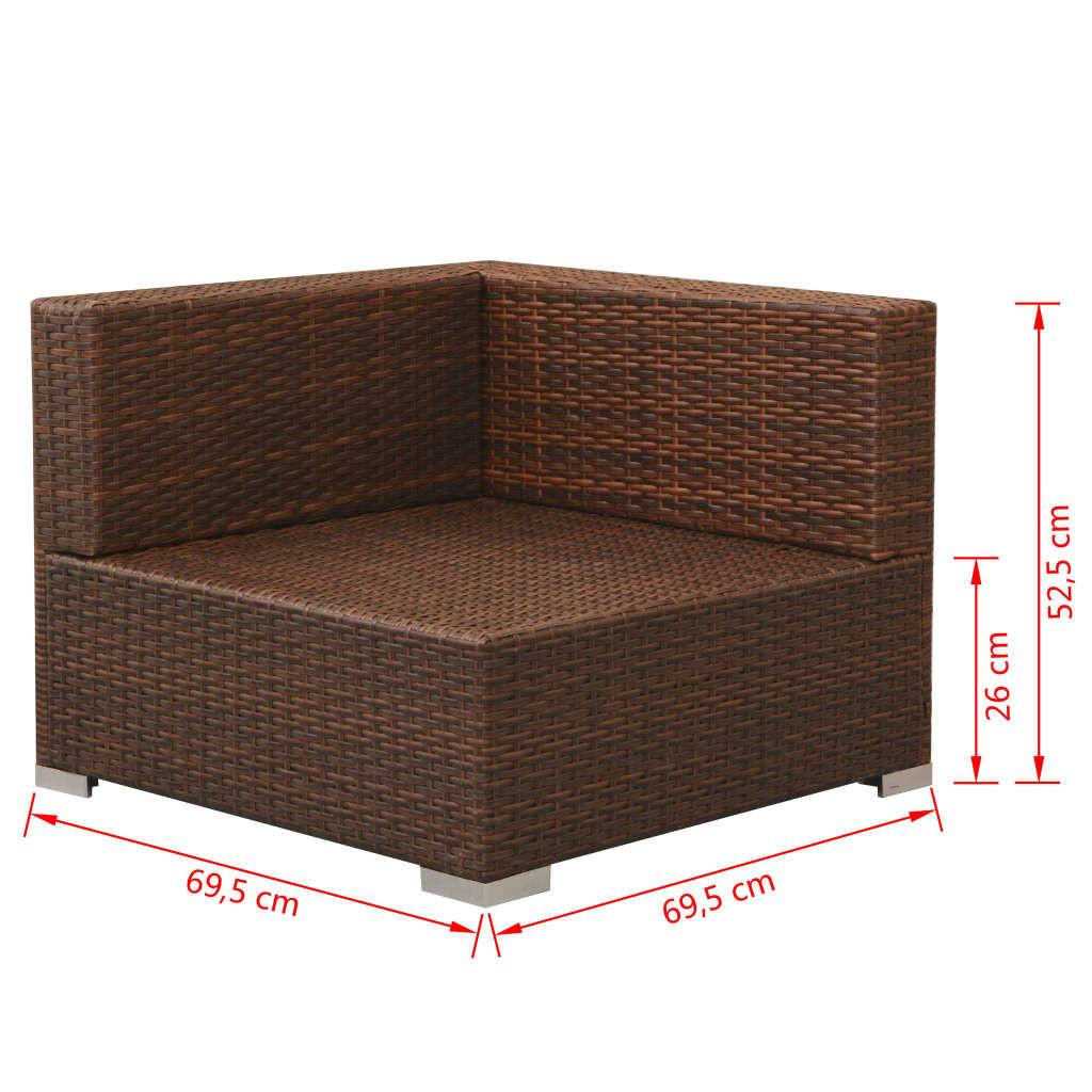 VidaXL Gartenmöbel-set poly-rattan  