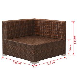 VidaXL Gartenmöbel-set poly-rattan  