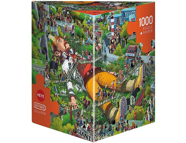 Heye  Puzzle Triangular Uli Oesterle - Gulliver (1000Teile) 