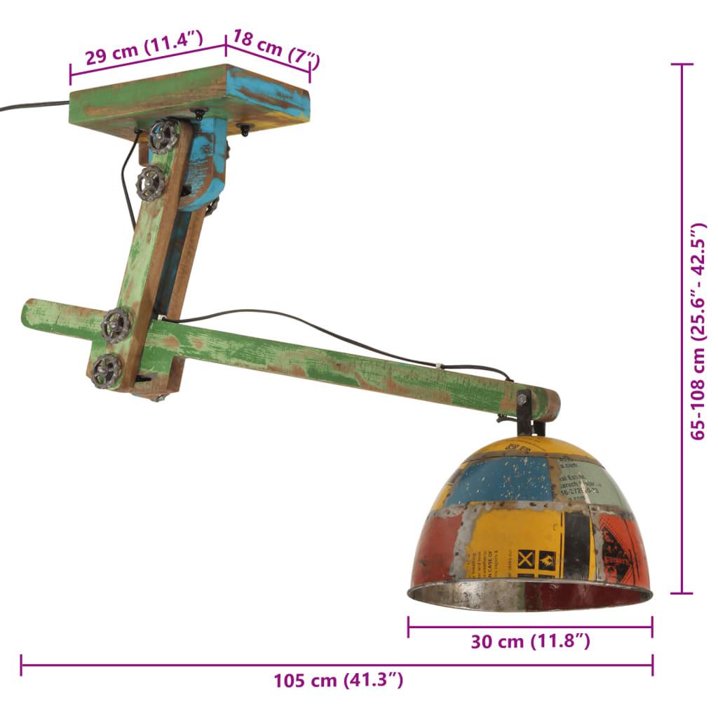 VidaXL lampada a soffitto Ferro  