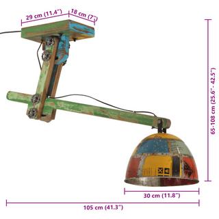 VidaXL lampada a soffitto Ferro  