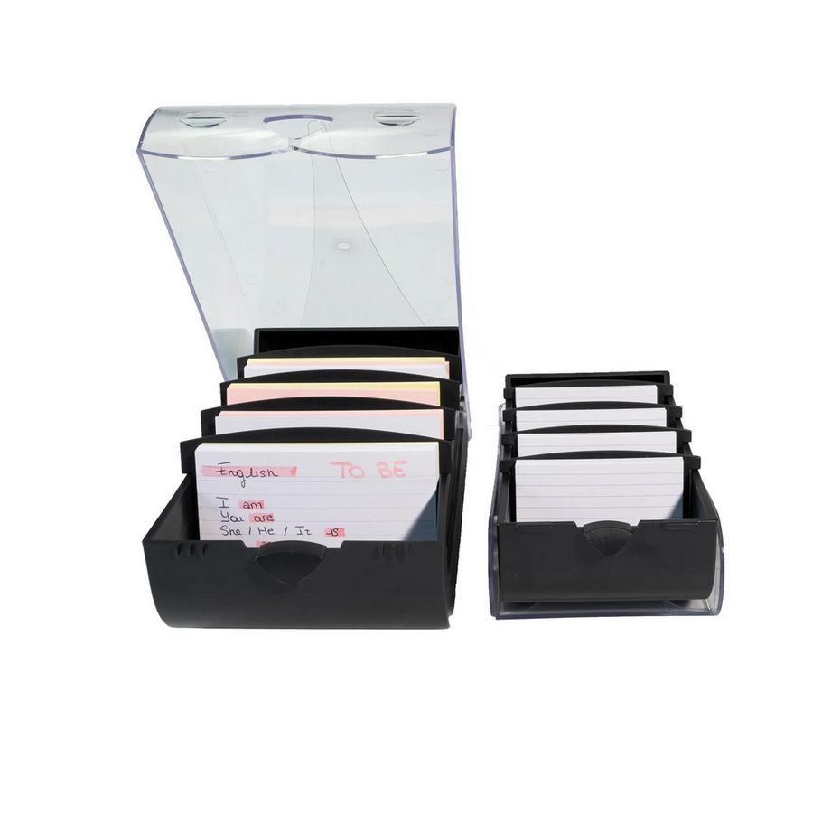 Exacompta Scatola per schede Bristol e Flashcards A7 Office - x 8  