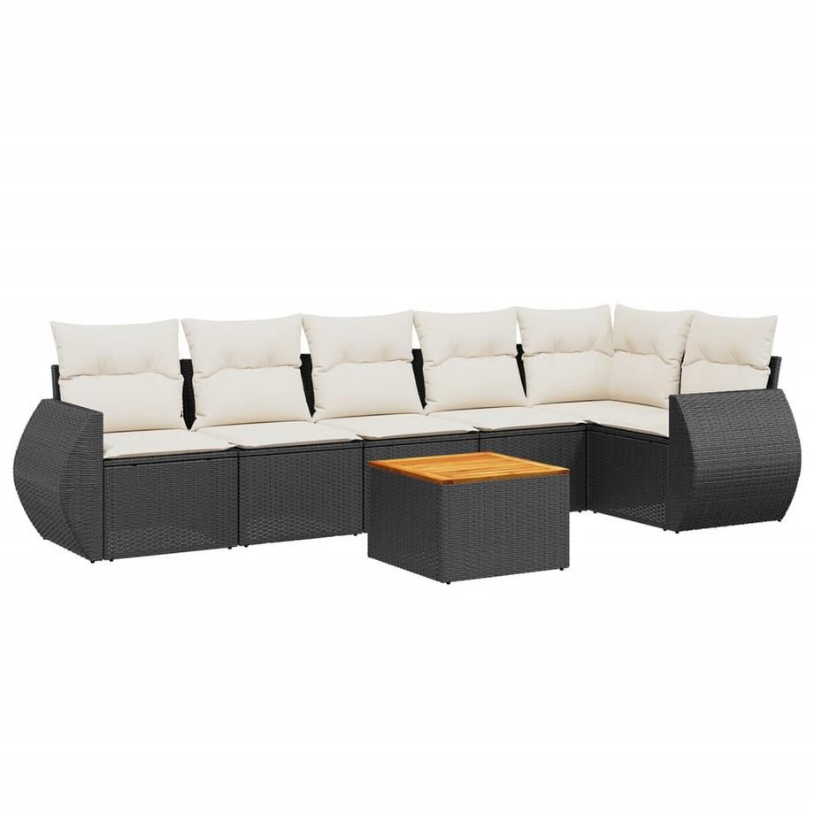 set divano da giardino Polirattan