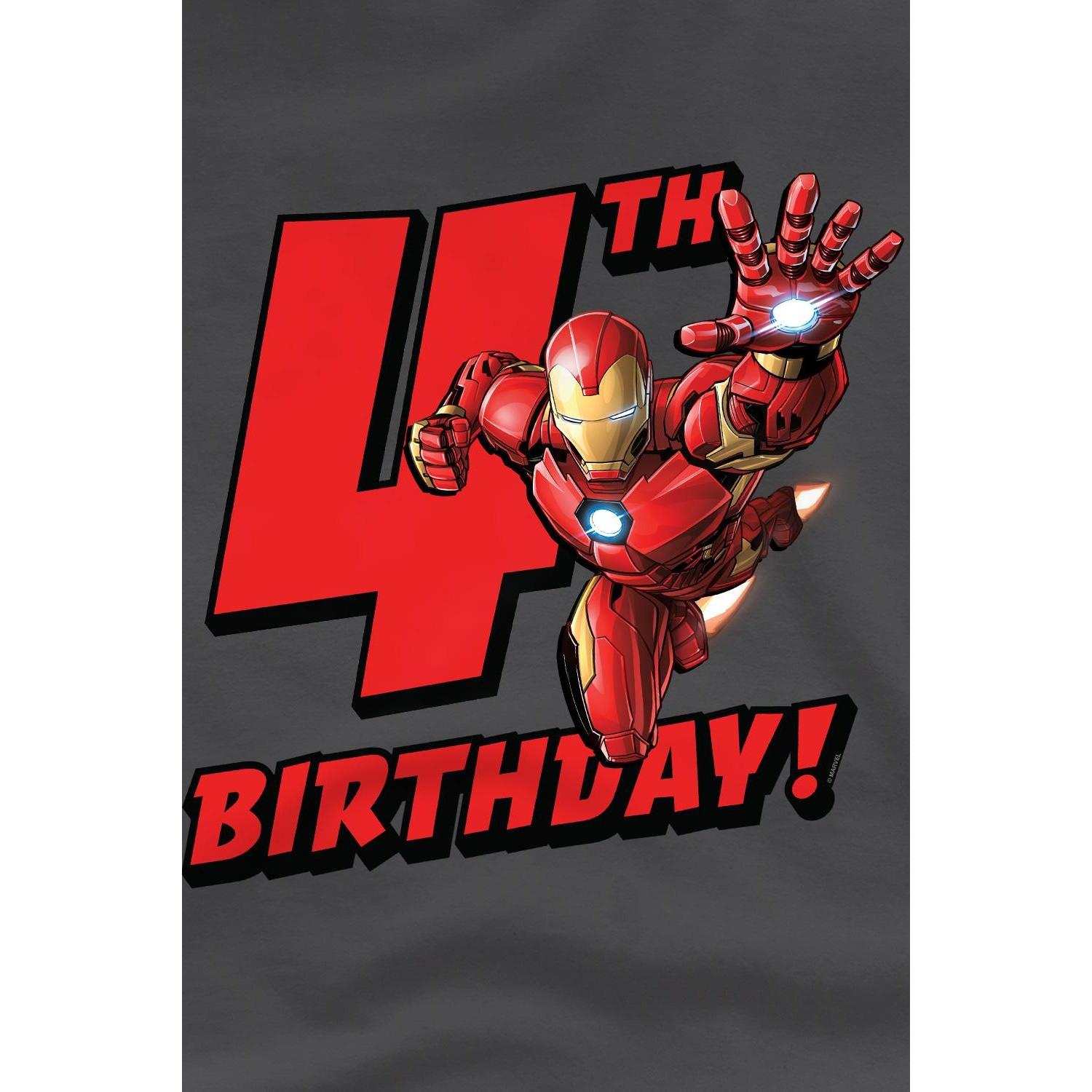 Iron Man  TShirt  4. Geburtstag 