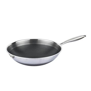 Poêle wok 32cm - Acier inoxydable