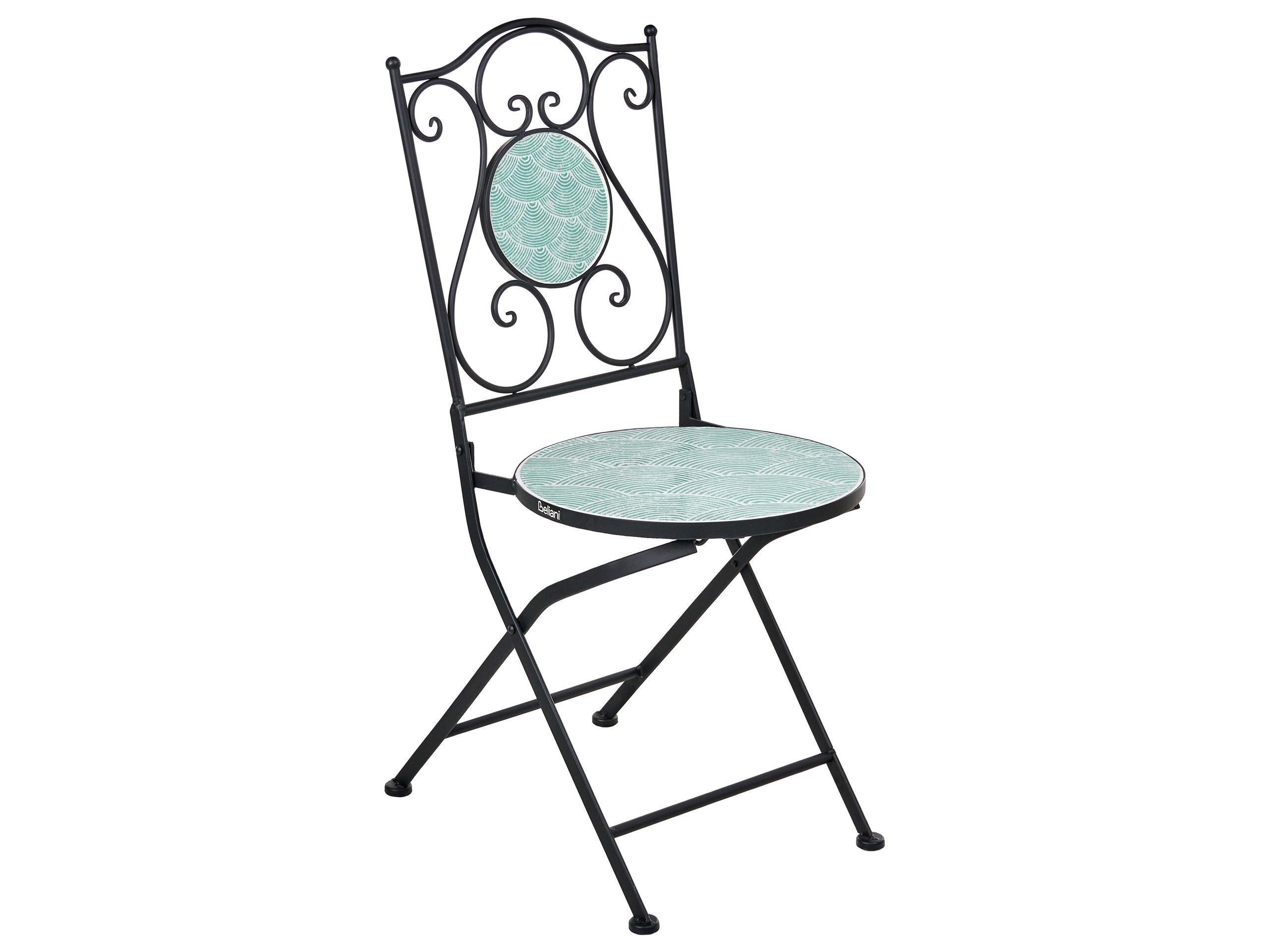 Beliani Ensemble pour bistro en Métal Méditerranéen ANAPO  