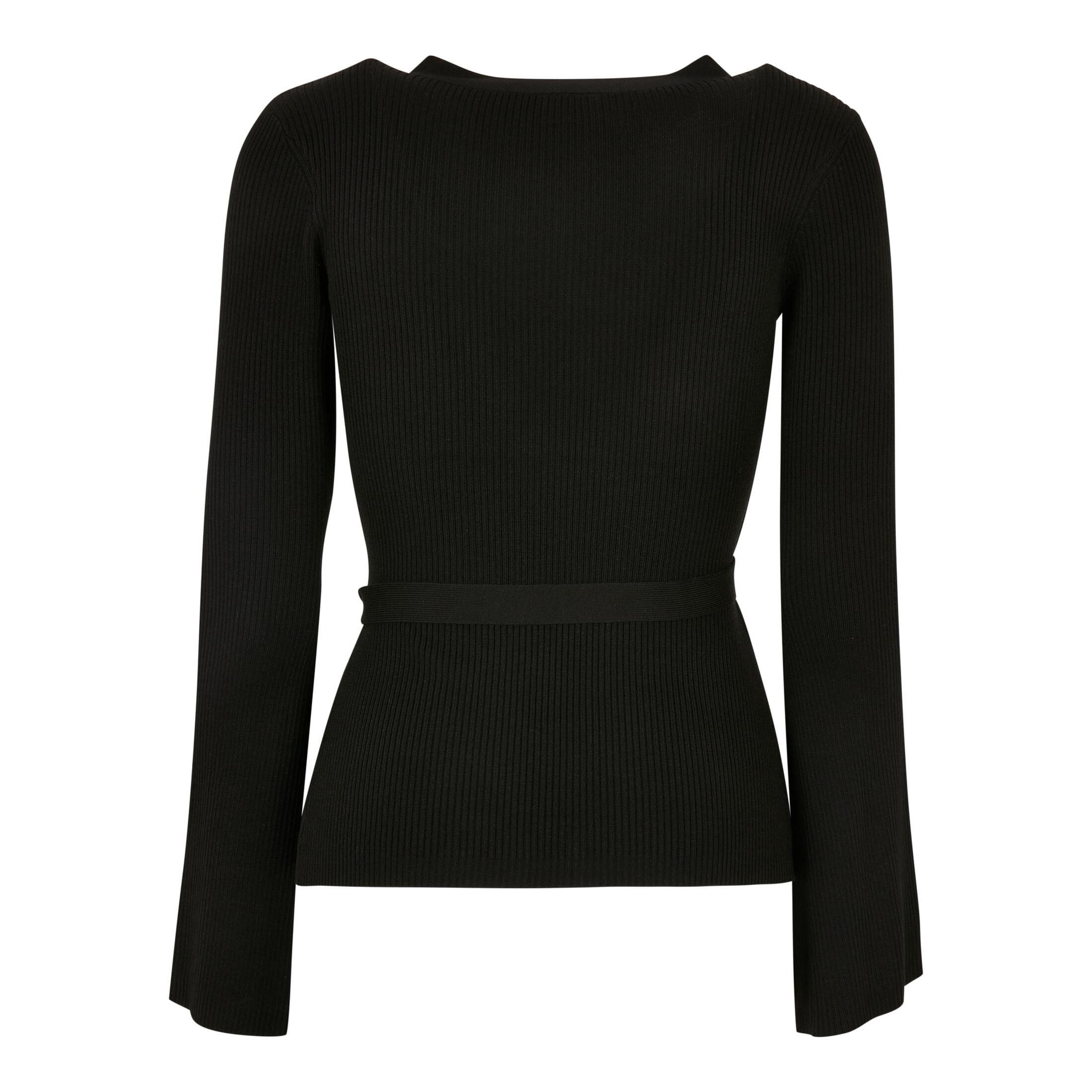 URBAN CLASSICS Gerippte Strickjacke  