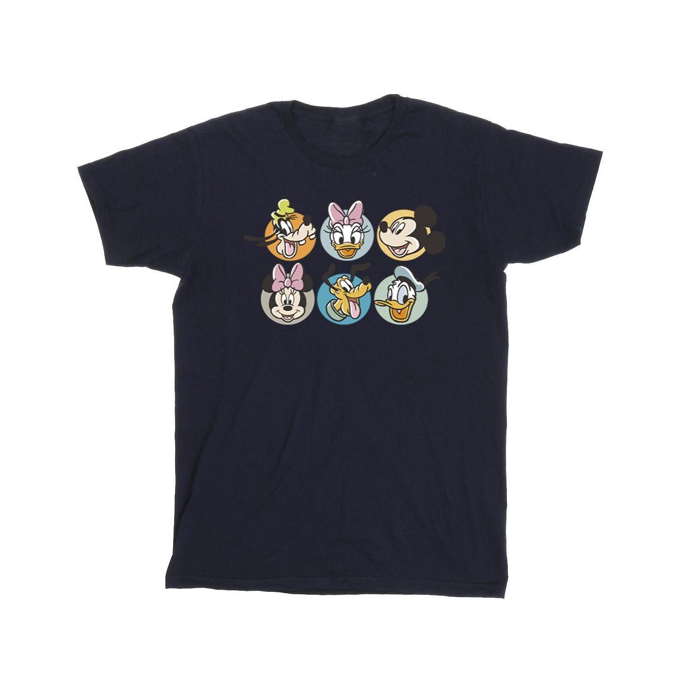 Disney  Mickey Mouse And Friends Faces TShirt 